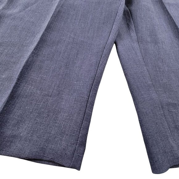 Rebecca Malone Womens Elastic Waist Wide Leg Pants Crop Size M NWT JH1801 - Picture 6 of 7